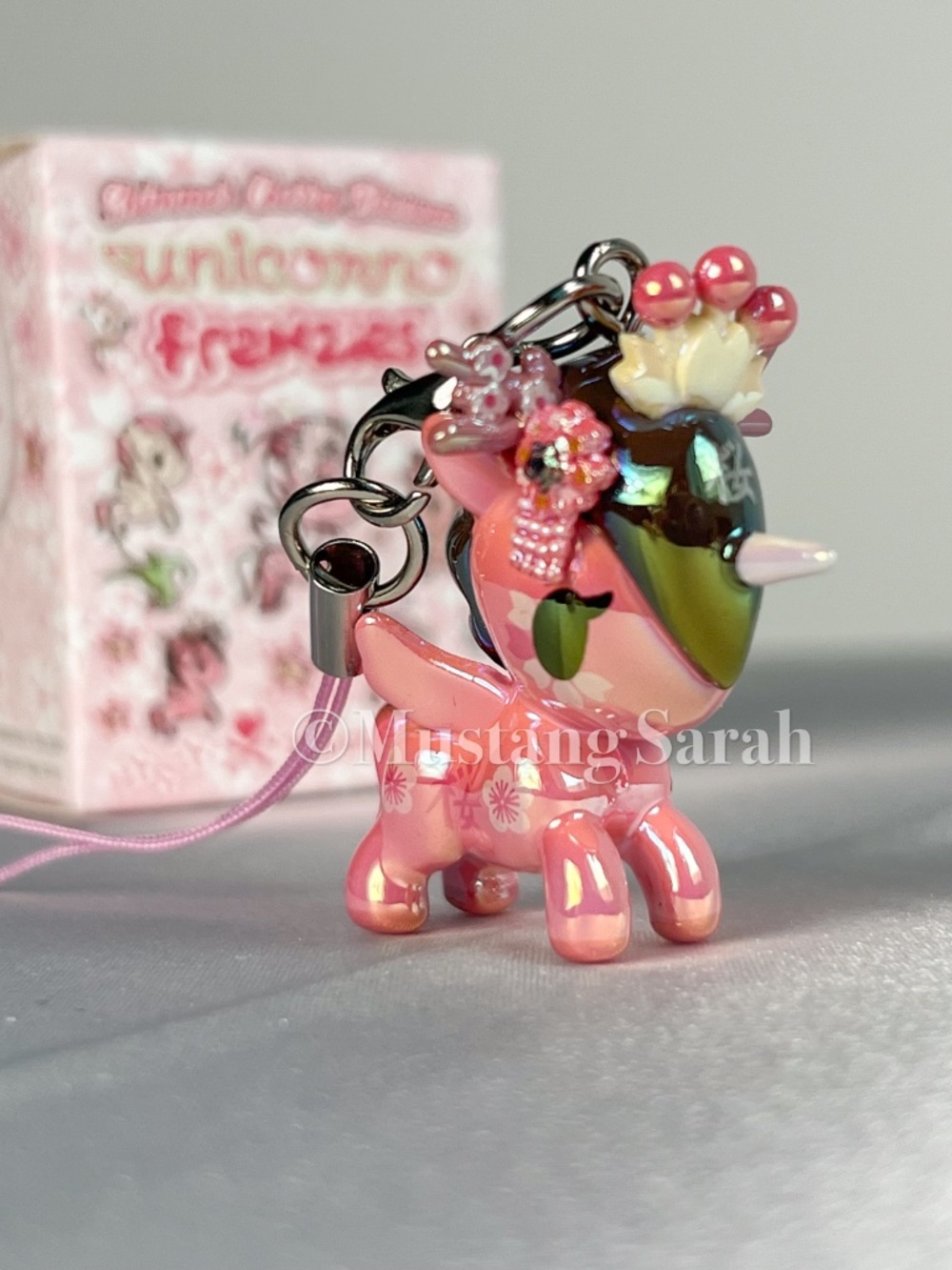 Tokidoki Sakurako Shimmer Cherry Blossom Unicorno Frenzies Phone Bag Charm